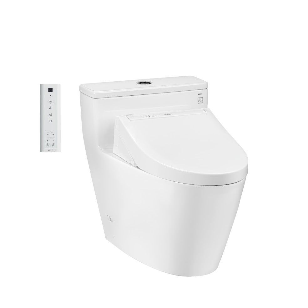  Bàn cầu 1 khối MS625CDW15, kèm nắp rửa điện tử WASHLET dòng C5 TCF24460AAA 