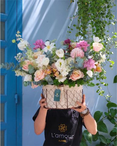  Giỏ hoa 008 
