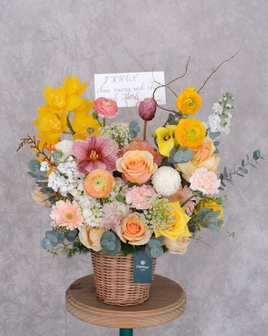  Giỏ hoa 025 