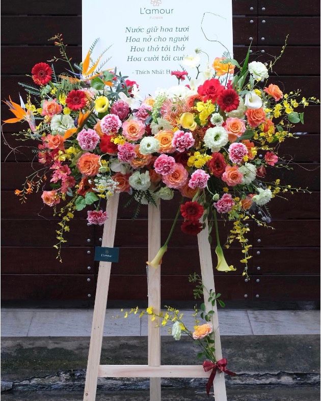  Kệ hoa chúc mừng 028 