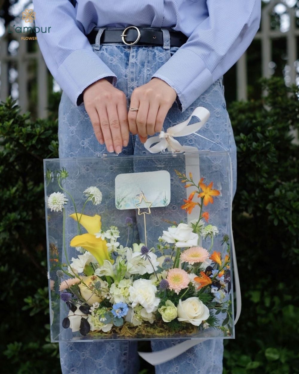  Hộp hoa Vali 048 
