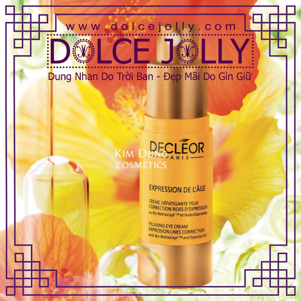 Expression De L’age Creme Defatigante Yeux DECLEOR kem mờ nếp nhăn mắt