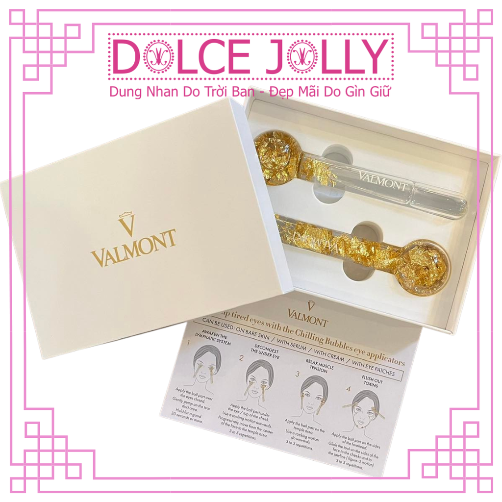 Chilling Bubbles dụng cụ đánh tan đôi mắt mệt mỏi Eye VALMONT Spa 2023