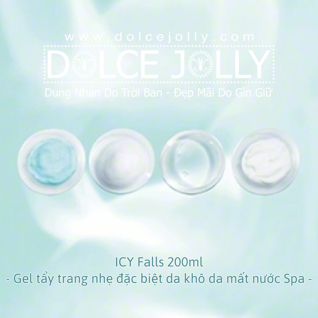 ICY Falls gel tẩy trang tươi mát cho da kho VALMONT