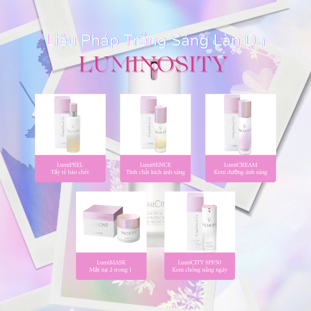 Liệu pháp trắng sáng làn da Luminosity VALMONT 2022