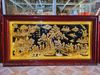  Tranh Vinh Quy Bái Tổ Đồng Đỏ Dát Vàng 1m7x90cm 