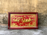  Tranh Mã Đáo Thành Công Đồng Vàng Mạ Vàng 1m07x67cm 