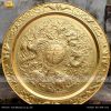  Tranh mâm Tứ Linh ĐK 81cm dát vàng 24K 