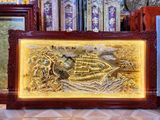  Tranh Thuận Buồm Xuôi Gió Đồng Vàng Dát Vàng 1m7x90cm 