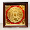  Tranh mặt trống đồng vàng mạ vàng 24K 42x42cm mẫu 2 