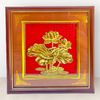  Tranh để bàn hoa sen đồng vàng 26x26cm mẫu 2 