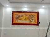  Tranh Thuận Buồm Xuôi Gió Đồng Đỏ Dát Vàng 2m3x1m2 