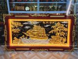  Tranh Thuận Buồm Xuôi Gió Đồng Vàng Dát Vàng 2m3x1m2 