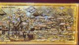  Tranh Đồng Quê Đồng Vàng Dát Vàng 1m7x90cm 