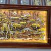  Tranh Đồng Quê Đồng Vàng Dát Vàng 1m7x90cm 