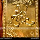  Tranh chữ Đức 48x68cm mạ vàng 24K 
