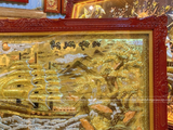  Tranh Thuận Buồm Xuôi Gió Đồng Vàng Dát Vàng 1m7x90cm 