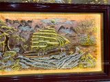  Tranh Thuận Buồm Xuôi Gió Đồng Đỏ Dát Vàng 1m7x90cm 