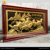  Tranh Mã Đáo Thành Công Mạ Vàng 24k ( kích thước 88cm x 155cm ) 