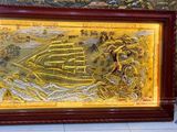  Tranh Thuận Buồm Xuôi Gió Đồng Vàng Dát Vàng 1m7x90cm 