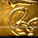  Tranh Chữ Thọ Mạ Vàng 24k ( kích thước 48cm x 68cm) 