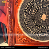  Tranh Trống đúc khung dơi KT 120x120 cm-ĐK mặt trống 80cm 