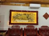  Tranh Thuận Buồm Xuôi Gió Đồng Vàng Dát Vàng 2m3x1m2 