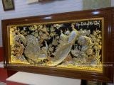  Tranh Vinh Hoa Phú Quý Đồng Vàng Dát Vàng Bạc 2m3x1m2 