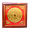  Tranh Trống gò nền đỏ KT 90x90cm - ĐK mặt trống 60cm, mạ vàng 24K 