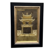  Tranh văn miếu Quốc Tử Giám đồng vàng kích thước 28x38cm - Tranh đồng cao cấp 