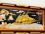  Tranh Thuận Buồm Xuôi Gió Đồng Đỏ Dát Vàng 2m3x1m2 