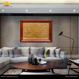  Tranh Hoa Sen mạ vàng toàn bộ 61x88cm 