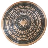  Mặt trống đồng Ngọc Lũ  hoa văn chìm ĐK 60cm-Đồng đỏ 