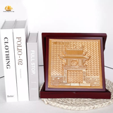  Hộp quà tặng Khuê Văn Các 23x23cm mạ vàng 