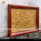  Tranh Hoa Sen mạ vàng toàn bộ 61x88cm 