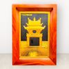  Tranh Văn Miếu đồng vàng mạ vàng 24K 28x38cm mẫu 2 