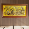  Tranh Đồng Quê Đồng Vàng Dát Vàng 2m3x1m2 