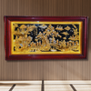  Tranh Vinh Quy Bái Tổ Đồng Đỏ Dát Vàng 1m7x90cm 