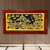 Tranh Vinh Quy Bái Tổ Đồng Vàng Dát Vàng 1m7x90cm 