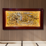  Tranh Thuận Buồm Xuôi Gió Đồng Vàng Dát Vàng 2m3x1m2 