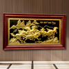  Tranh Mã Đáo Thành Công Đồng Vàng Mạ Vàng 1m55x80cm 