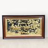  Tranh mã đáo thành công đồng vàng nền đen 52x92cm mẫu 1 