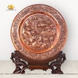  Tranh mâm đồng sen cá để bàn mẫu cao cấp 