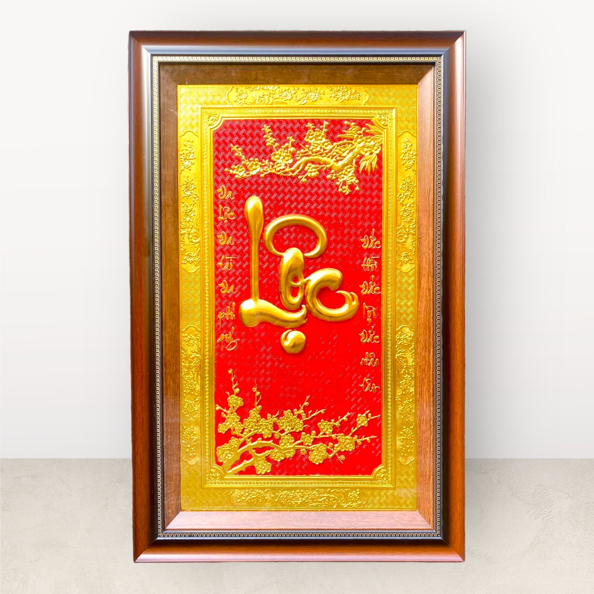  Tranh chữ Lộc dát vàng 50x80cm 