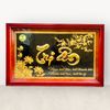  Tranh chữ Tri Ân mạ vàng 24K 68x108cm 