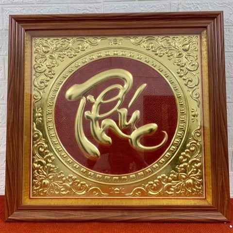  Tranh Chữ Phúc ( kích thước 60cm x 60cm ) 