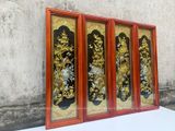  Tranh Tứ Quý Đồng Vàng 1m27x41cm 