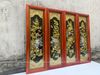 Tranh Tứ Quý Đồng Vàng 1m27x41cm 