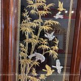  Tranh Tứ Quý Đồng Vàng Dát Vàng 1m27x41cm 