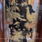  Tranh Tứ Quý Đồng Vàng Dát Vàng 1m27x41cm 